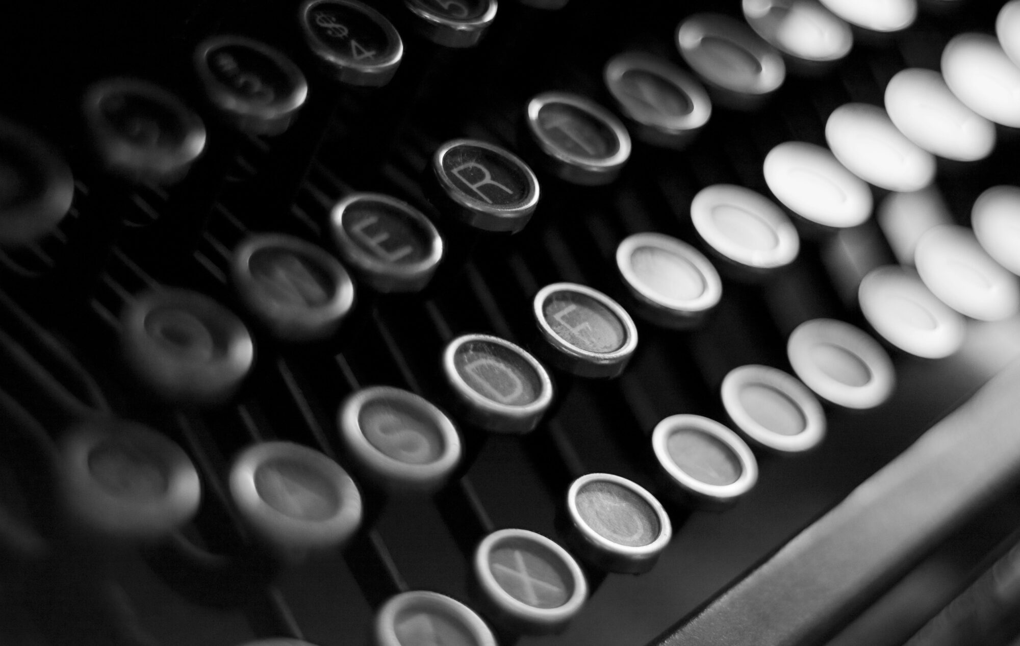 Typewriter keys
